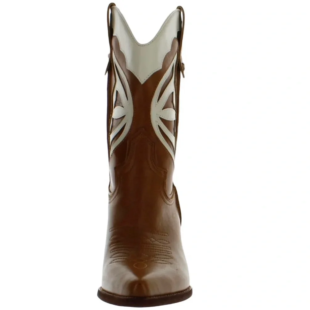 Wynne Learher Heels Cowboy Western Boots Sam Edelman - Picture 3 of 3